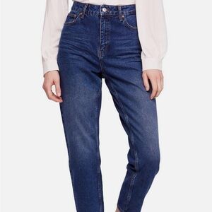 Free People High Rise Ankle Mom Jeans - Size 27